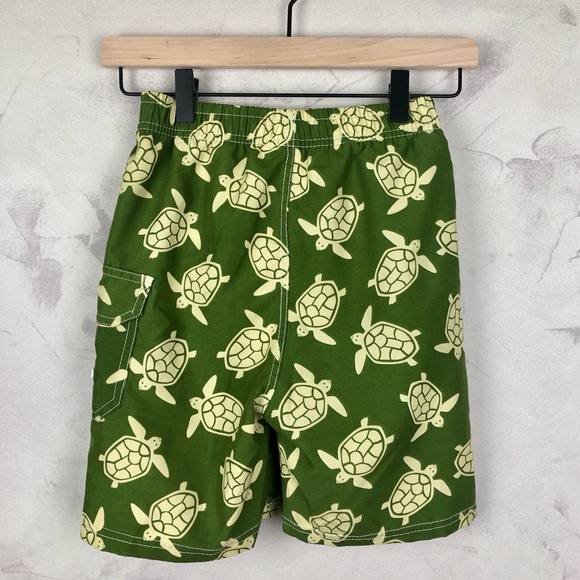 Jump N splash kids green turtle swim trunks - Picture 2 of 4